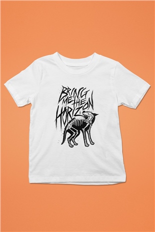 Bring Me the Horizon Baskılı Beyaz Unisex Çocuk Tişört