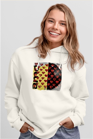 Bring Me the Horizon Baskılı Unisex Beyaz Hoodie