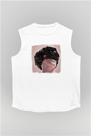 Bring Me the Horizon Baskılı Unisex Beyaz Kolsuz Tişört