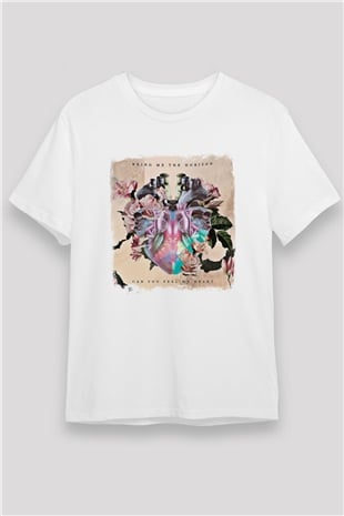 Bring Me the Horizon Baskılı Unisex Beyaz Tişört
