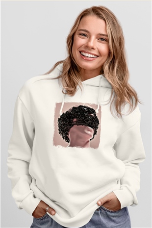 Bring Me the Horizon Baskılı Unisex Beyaz Hoodie