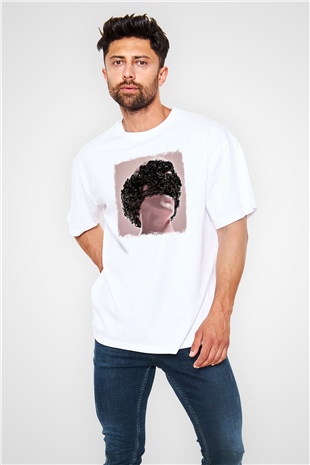 Bring Me the Horizon Baskılı Unisex Beyaz Oversize Tişört