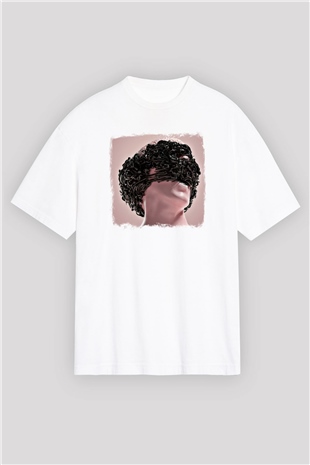 Bring Me the Horizon Baskılı Unisex Beyaz Oversize Tişört