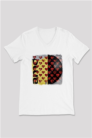 Bring Me the Horizon Baskılı Unisex Beyaz V Yaka Tişört