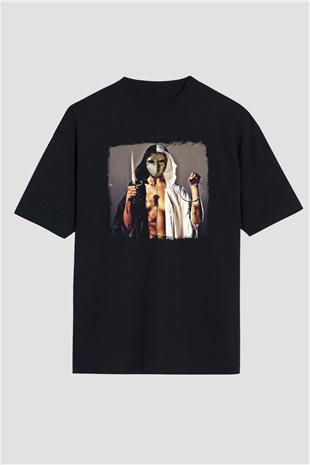 Bring Me the Horizon Baskılı Unisex Siyah Oversize Tişört
