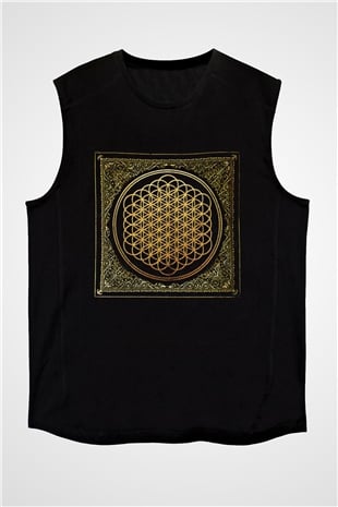 Bring Me the Horizon Baskılı Unisex Siyah Kolsuz Tişört