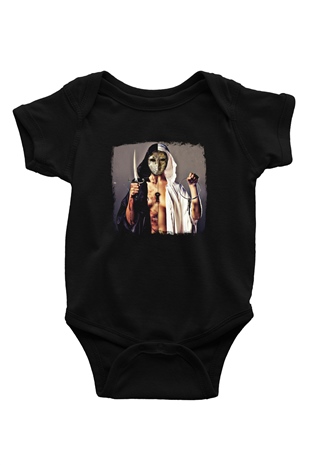 Bring Me the Horizon Baskılı Unisex Siyah Bebek Body - Zıbın