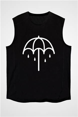 Bring Me the Horizon Baskılı Unisex Siyah Kolsuz Tişört