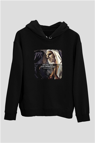 Bring Me the Horizon Baskılı Unisex Siyah Hoodie