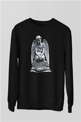 Bring Me the Horizon Baskılı Unisex Siyah Sweatshirt