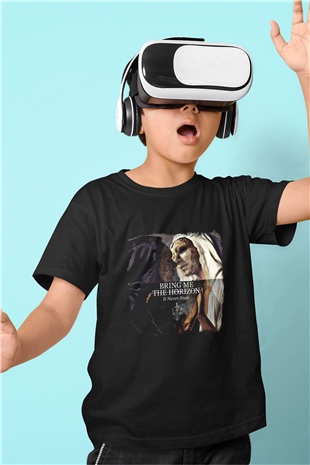 Bring Me the Horizon Baskılı Unisex Siyah Çocuk Tişört