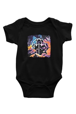 Bring Me the Horizon Baskılı Unisex Siyah Bebek Body - Zıbın