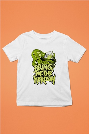 Bring Me the Horizon Beyaz Unisex Çocuk Tişört