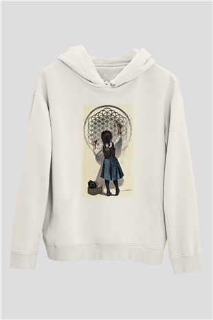 Bring Me the Horizon Beyaz Unisex Kapüşonlu Sweatshirt