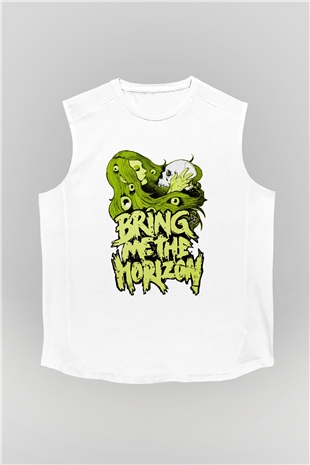 Bring Me the Horizon Beyaz Unisex Kolsuz Tişört