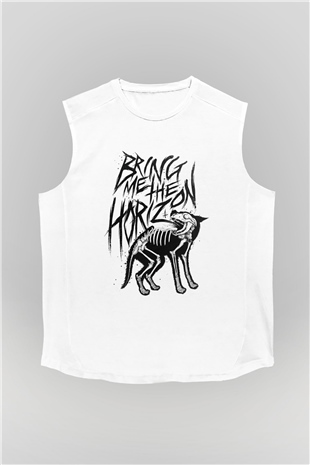 Bring Me the Horizon Beyaz Unisex Kolsuz Tişört
