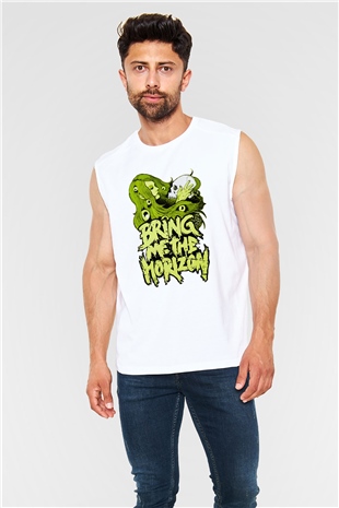 Bring Me the Horizon Beyaz Unisex Kolsuz Tişört