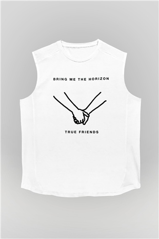 Bring Me the Horizon Beyaz Unisex Kolsuz Tişört
