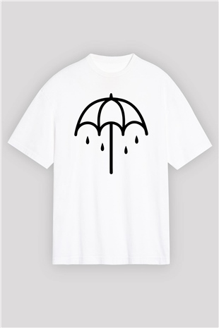 Bring Me the Horizon Beyaz Unisex Oversize Tişört T-Shirt