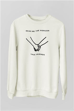 Bring Me the Horizon Beyaz Unisex Sweatshirt
