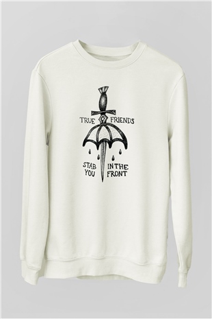 Bring Me the Horizon Beyaz Unisex Sweatshirt