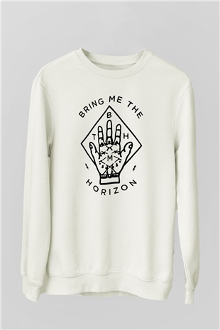 Bring Me the Horizon Beyaz Unisex Sweatshirt