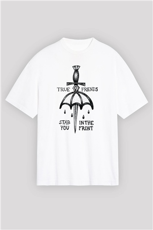 Bring Me the Horizon Beyaz Oversize Tişört Oversize T-shirt - TişörtFabrikası