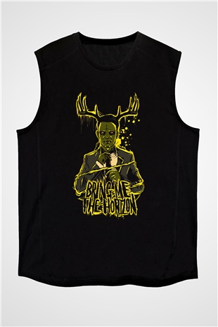 Bring Me the Horizon Siyah Unisex Kolsuz Tişört