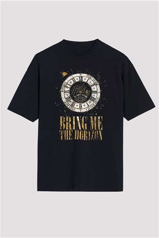 Bring Me the Horizon Siyah Unisex Oversize Tişört T-Shirt