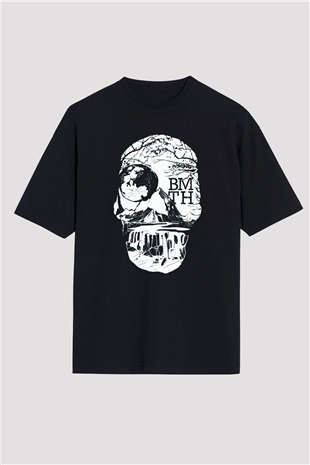 Bring Me the Horizon Siyah Unisex Oversize Tişört T-Shirt