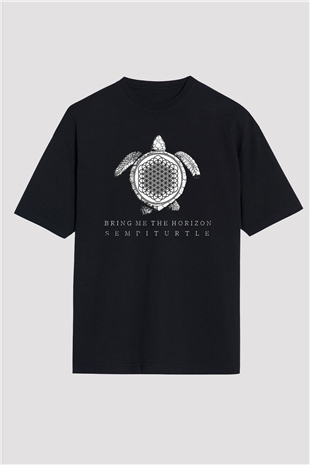 Bring Me the Horizon Siyah Oversize Tişört Oversize T-shirt - TişörtFabrikası