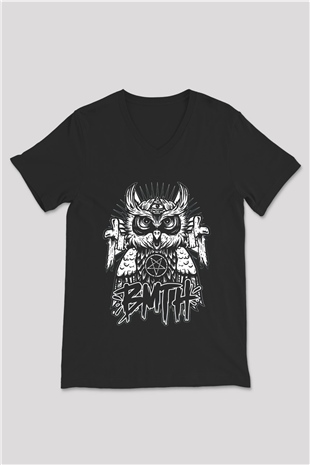 Bring Me the Horizon Siyah Unisex V Yaka Tişört T-Shirt