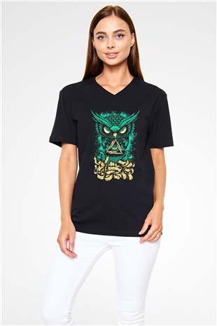 Bring Me the Horizon Siyah Unisex V Yaka Tişört T-Shirt
