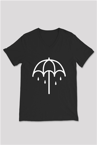 Bring Me the Horizon Siyah Unisex V Yaka Tişört T-Shirt