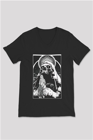 Bring Me the Horizon Siyah Unisex V Yaka Tişört T-Shirt