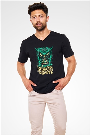 Bring Me the Horizon Siyah Unisex V Yaka Tişört T-Shirt