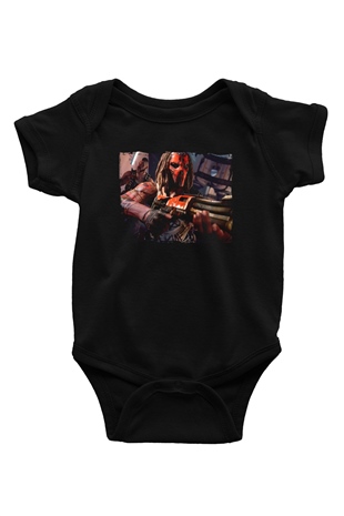 Brink Siyah Bebek Body - Zıbın