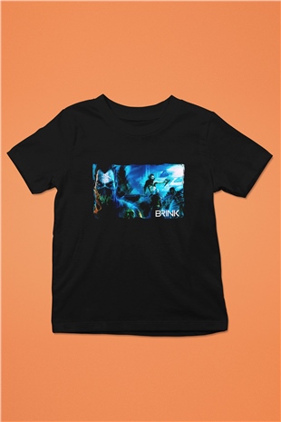 Brink Siyah Unisex Çocuk Tişört