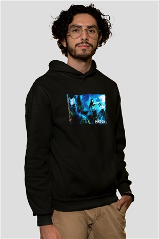 Brink Siyah Unisex Hoodie
