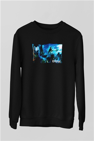 Brink Siyah Unisex Sweatshirt