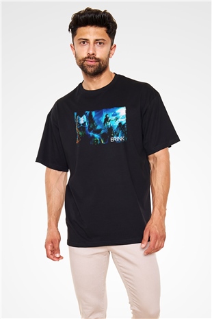 Brink Siyah Oversize Tişört Oversize T-shirt