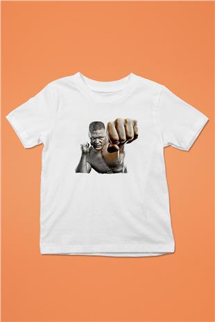 Brock Lesnar Baskılı Beyaz Unisex Beyaz Çocuk Tişört - Tshirt