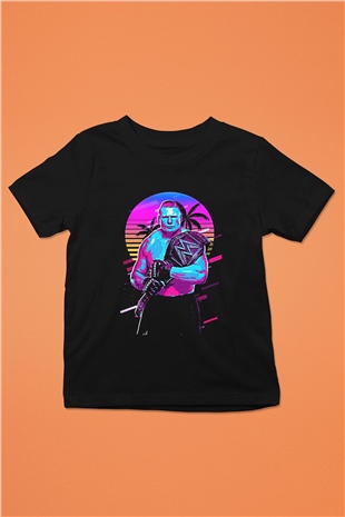 Brock Lesnar Baskılı Unisex Siyah Çocuk Tişört - Tshirt