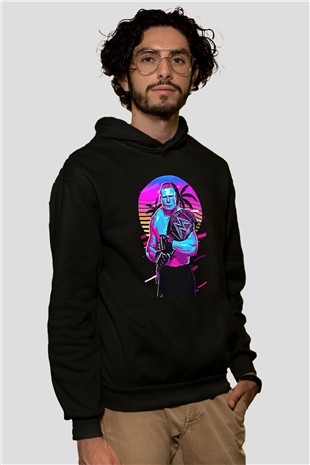 Brock Lesnar Baskılı Unisex Siyah Hoodie