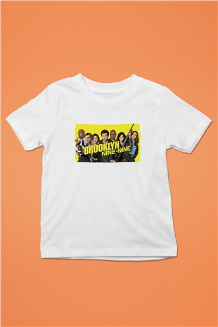 Brooklyn Nine-Nine Beyaz Unisex Çocuk Tişört