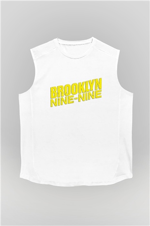 Brooklyn Nine-Nine Beyaz Unisex Kolsuz Tişört