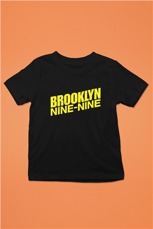 Brooklyn Nine-Nine Siyah Unisex Çocuk Tişört