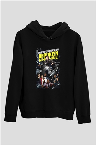 Brooklyn Nine-Nine Siyah Unisex Hoodie