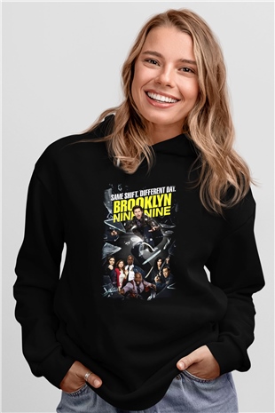 Brooklyn Nine-Nine Siyah Unisex Hoodie