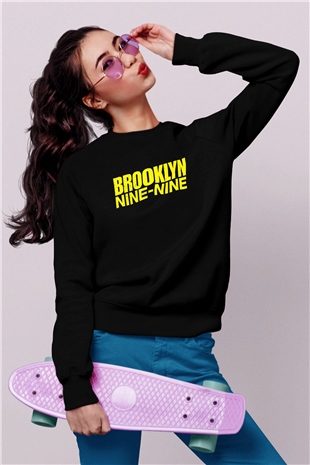 Brooklyn Nine-Nine Siyah Unisex Sweatshirt